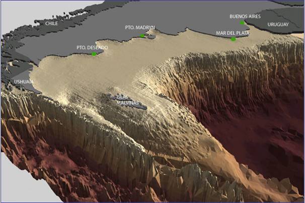 Resultado de imagen de plataforma continental mar del plata