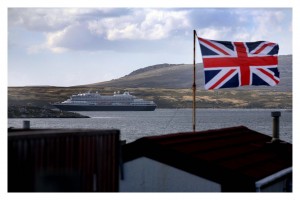 Cruceros con Turistas de todas partes del mundo llegan a Pto. Stanley durante todo el año.
Mauro Rizzi / La Nación