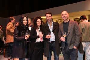 Cindy Cohen, Humberto Tortonese y Germán Martitegui.