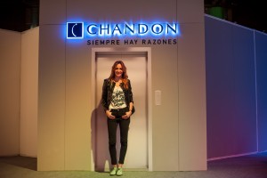 Verónica Lozano en el Espacio Chandon de arteBA
